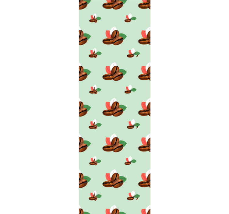 Cortina roller cocina café por todas partes - TenVinilo