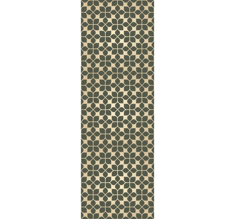 Cortina roller oficina patrones dorados lujosos - TenVinilo