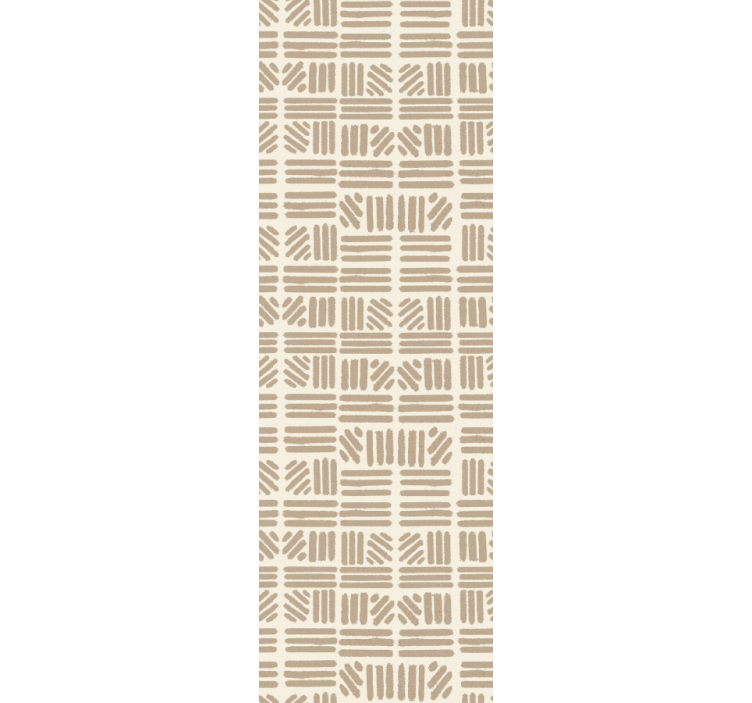 Cortina roller moderno patrones de líneas geométricas - TenVinilo