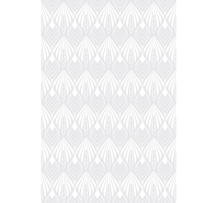 Cortina roller gris con estampado de hojas gris y blanco - TenVinilo