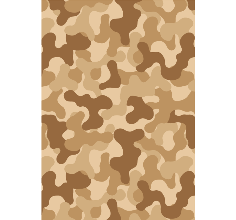 Cortina roller beige motivo camuflaje abstracto - TenVinilo