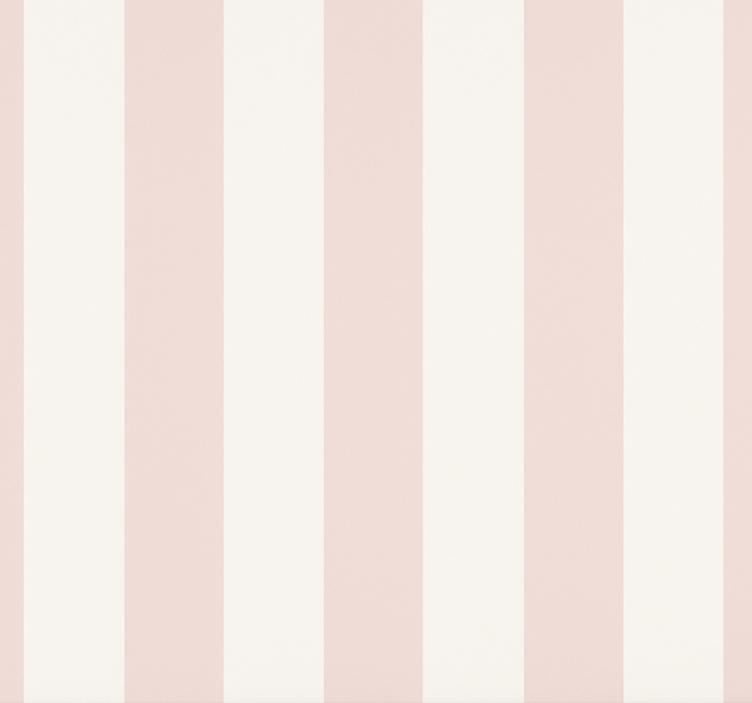 Cortina roller rosa rayas suaves en tono blush - TenVinilo