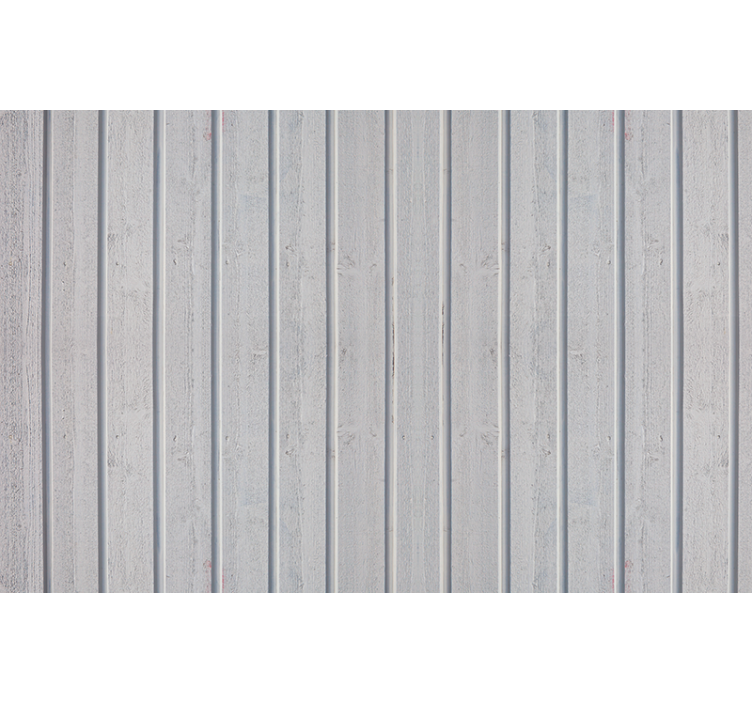 Cortina roller gris lamas de madera blancas - TenVinilo