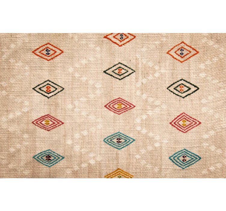 Cortina roller beige ojos jogol - TenVinilo
