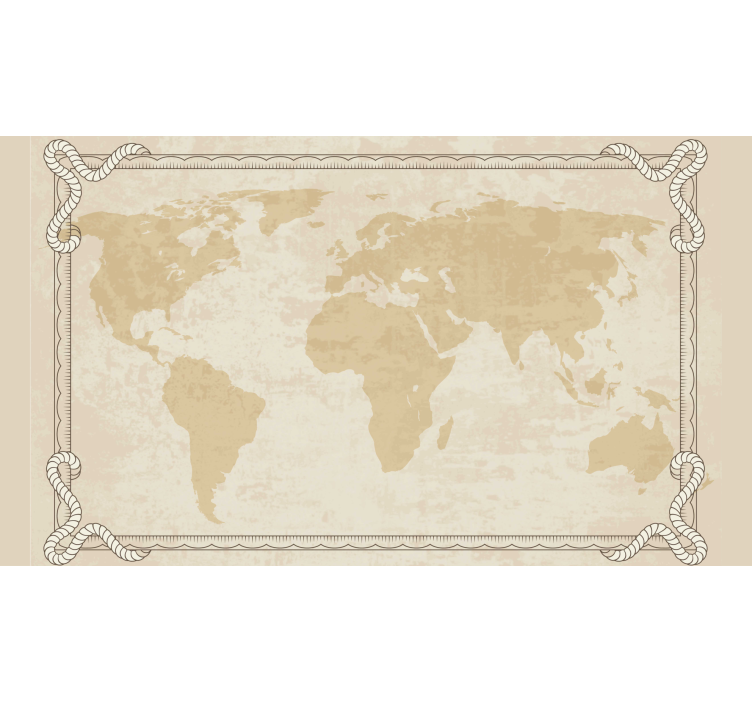 Cortina roller beige mapa de la década de 1920 - TenVinilo