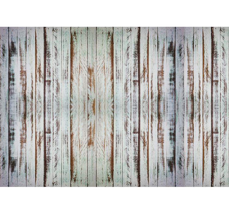 Cortina roller habitación madera en tiras - TenVinilo