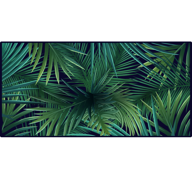 Cortina roller habitación hojas de monstera intensas - TenVinilo