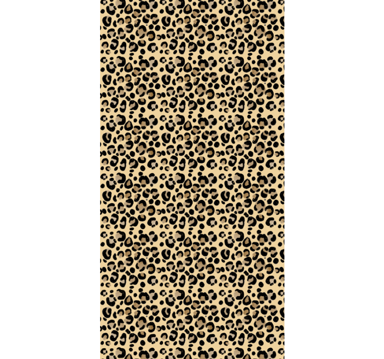 Cortina roller animales patrón de estampado de leopardo - TenVinilo
