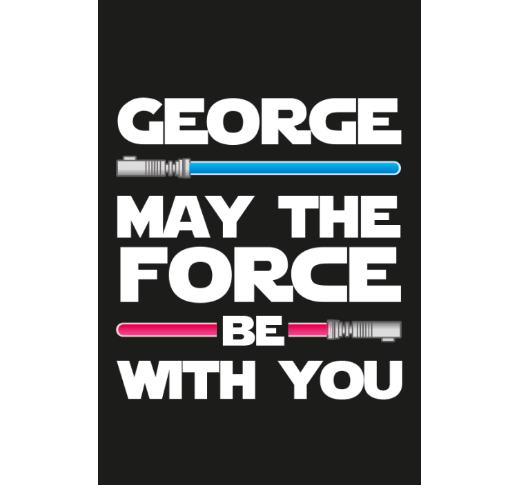 Estor frase que la fuerza te acompañe ingles - TenVinilo