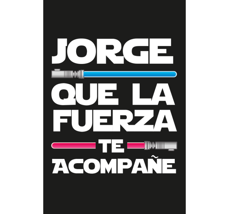 Estor con nombre que la fuerza te acompañe  - TenVinilo