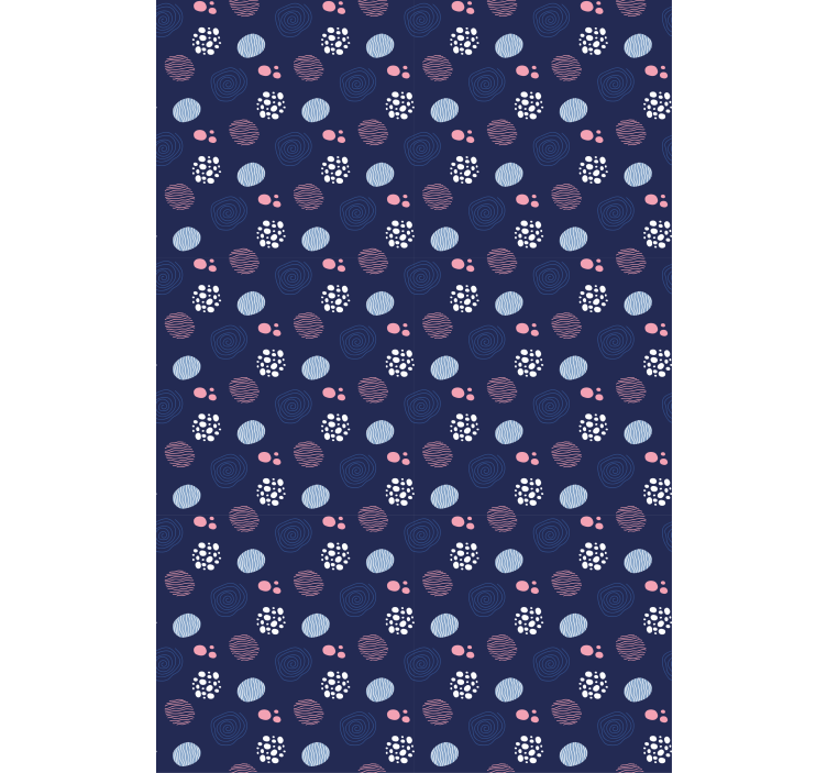 Estor habitación juvenil Diseño azul - TenVinilo