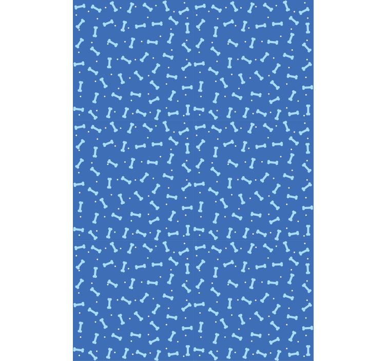 Cortina roller animales patrón de hueso de perro - TenVinilo