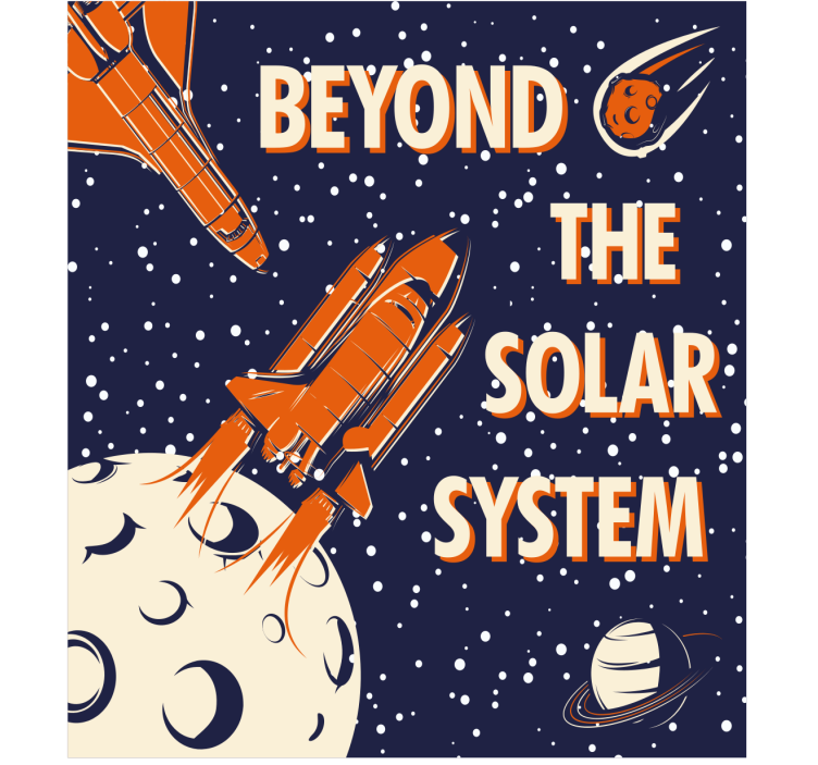 Cortina roller geek aventura de exploración espacial - TenVinilo