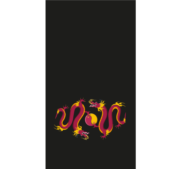 Cortina roller animales majestuoso diseño de dragón - TenVinilo