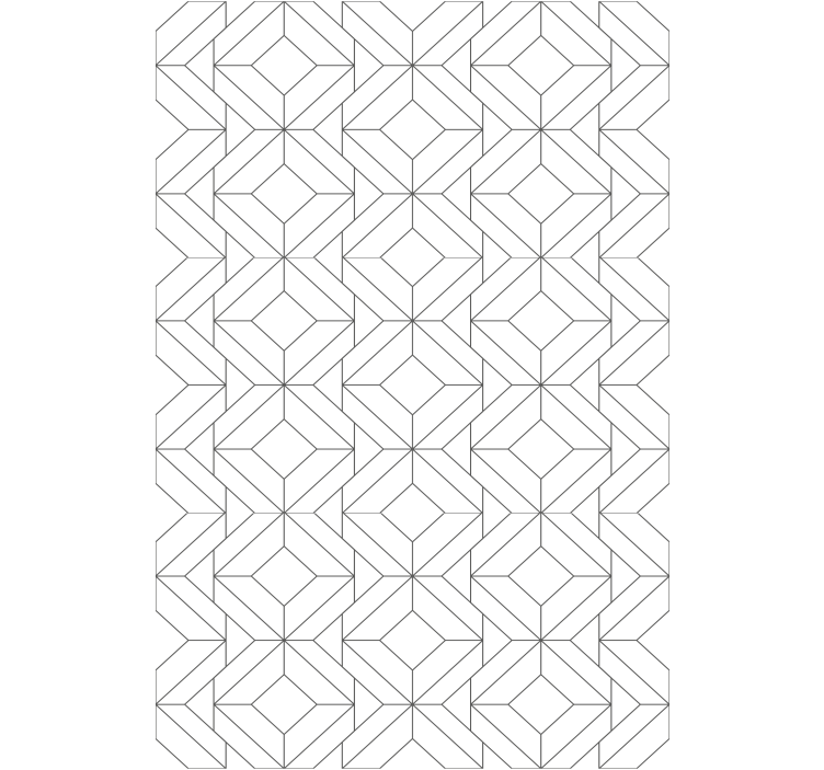 Cortina roller moderno bloques de figuras geométricas - TenVinilo