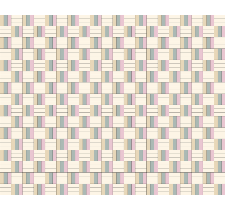 Cortina roller textura composición de temática geométrica - TenVinilo