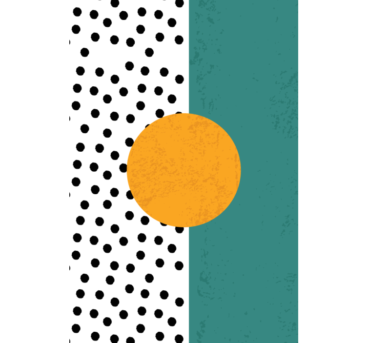 Cortina roller moderno diseño de puntos contemporáneo - TenVinilo