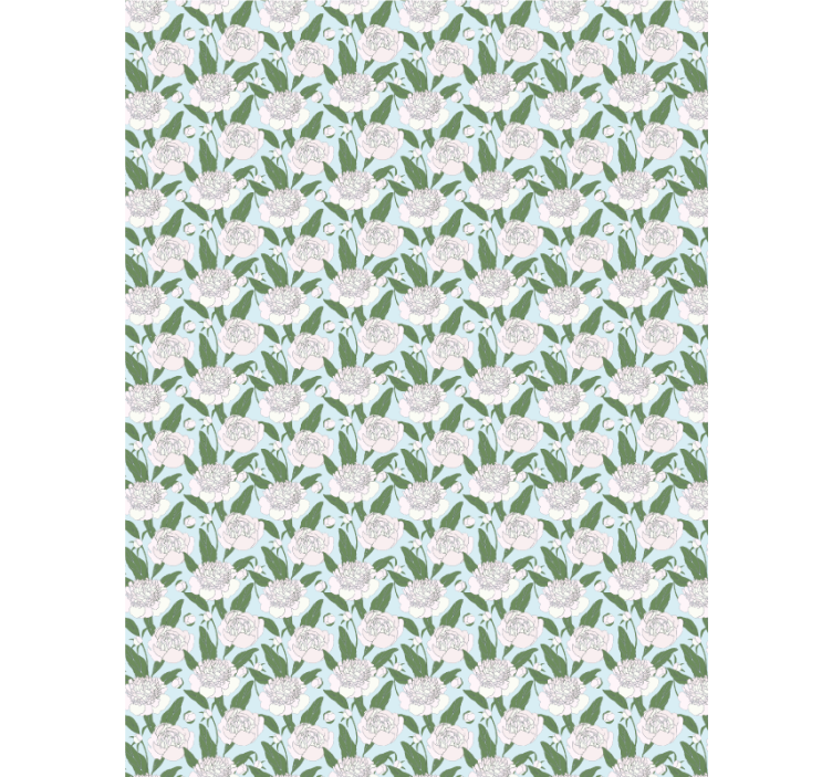 Estor flores Dibujos animados - TenVinilo