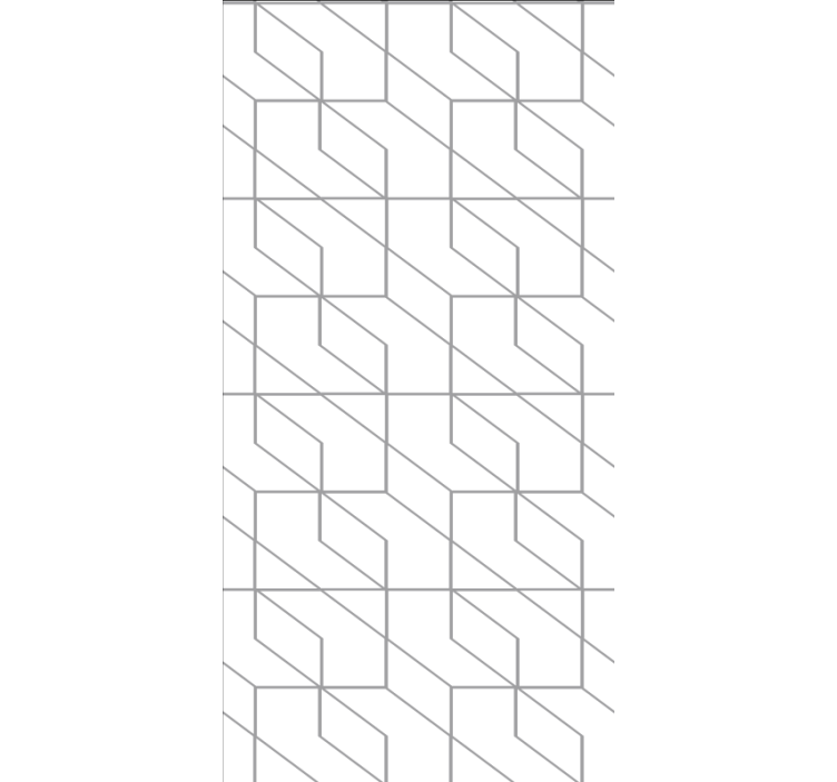 Cortina roller moderno arte geométrico elegante - TenVinilo