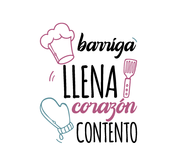 Estor divertido cita de comida - TenVinilo