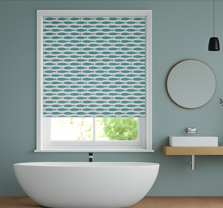 Cortina roller baño oscurante acqua - TenVinilo