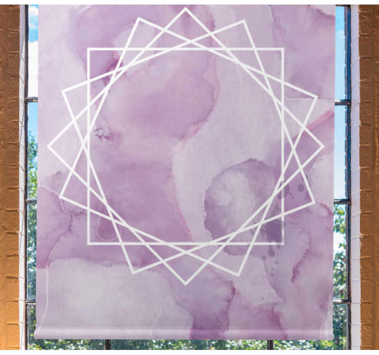 Cortina roller textura estrella elegante de acuarela - TenVinilo