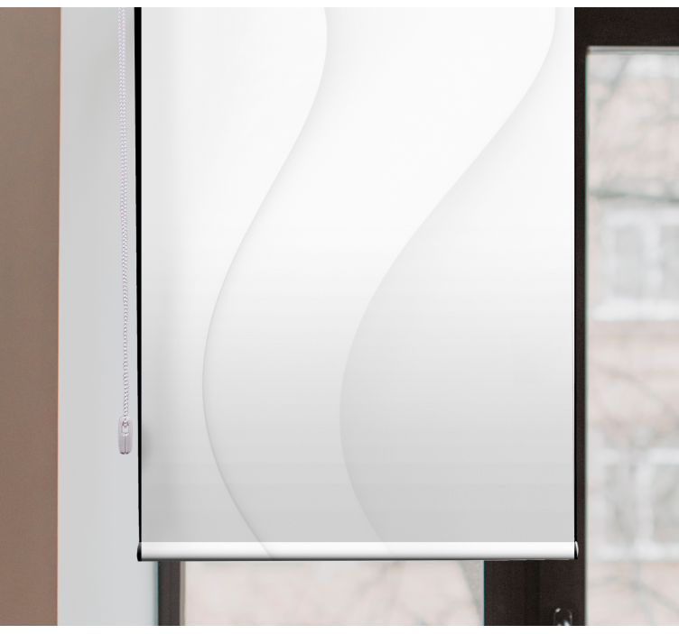 Estor habitación matrimonio Formas modernas blancas - TenVinilo