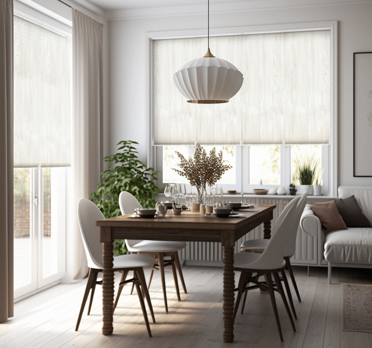 Estor rústico Madera gris - TenVinilo