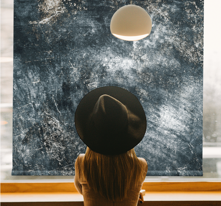 Estor salón Diseño desgastado "estilo industrial" - TenVinilo