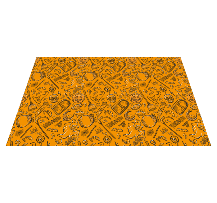 Individual mesa halloween motivos espeluznantes - TenVinilo