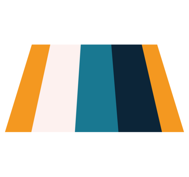 Mantel individual rectangular Paleta de colores moderna - TenVinilo