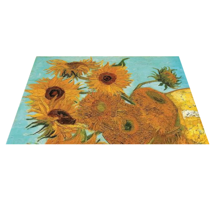 Mantel individual original Los girasoles de van gogh - TenVinilo