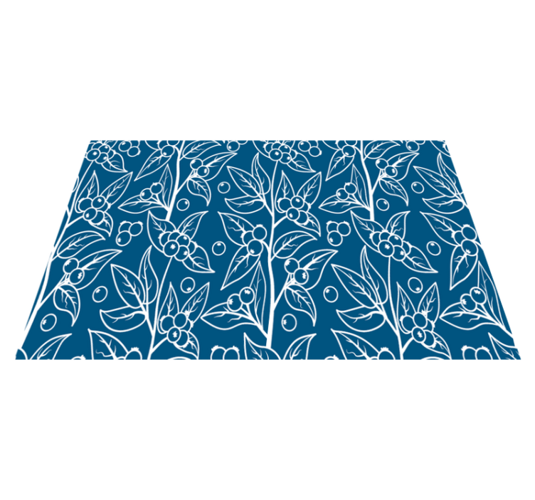 Individual de mesa patrón floral delicado - TenVinilo