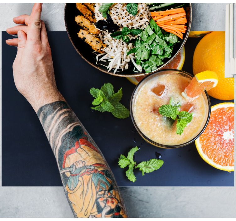 Mantel individual casa Jugos frescos - TenVinilo