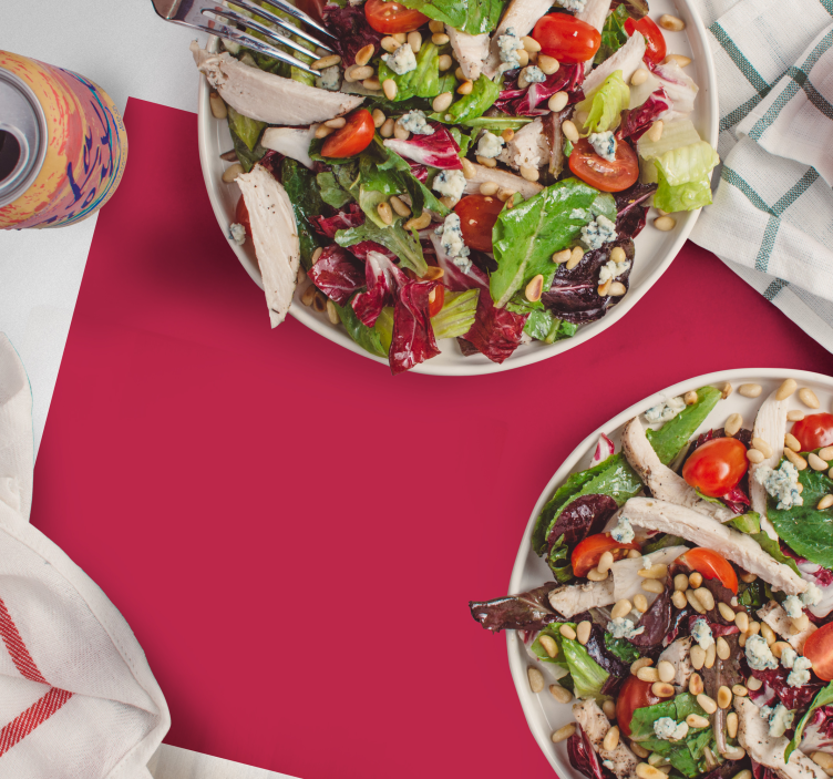 Mantel de mesa viva magenta - TenVinilo