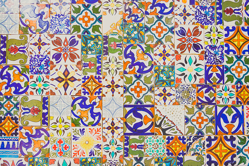 Individual mesa original hidráulica marroquí - TenVinilo