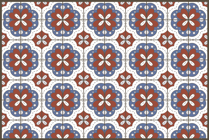 Individual mesa original hidráulica roja - TenVinilo