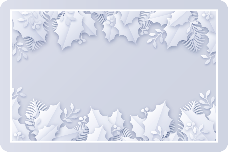 Individual mesa navideño diseño elegante festivo - TenVinilo