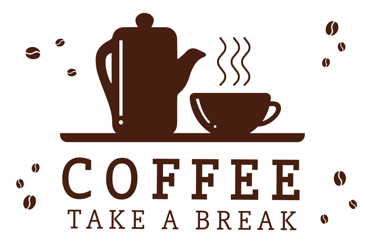 Individual de mesa frase cita para el descanso café - TenVinilo