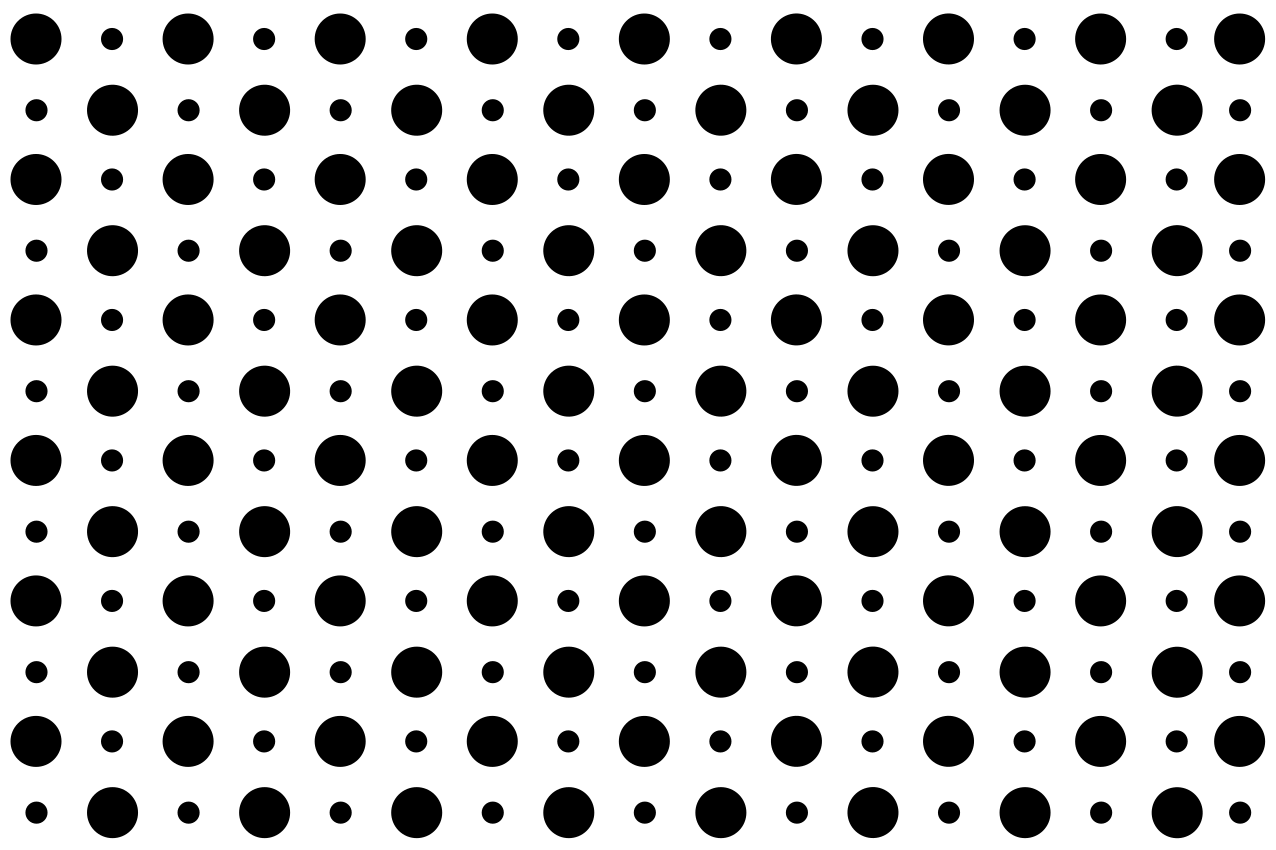 Individual de mesa patrón lunares negros - TenVinilo
