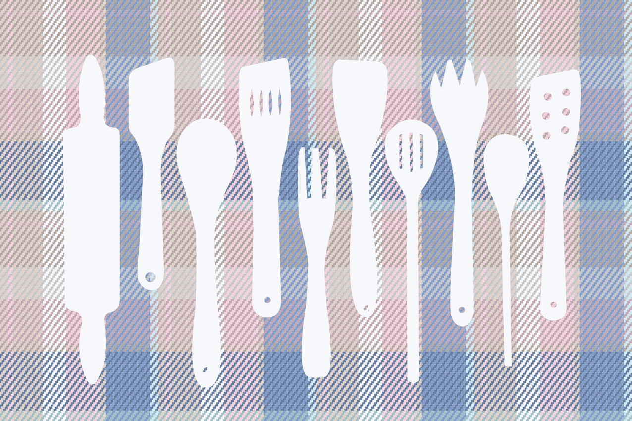 Individual mesa moderno superficie a cuadros - TenVinilo
