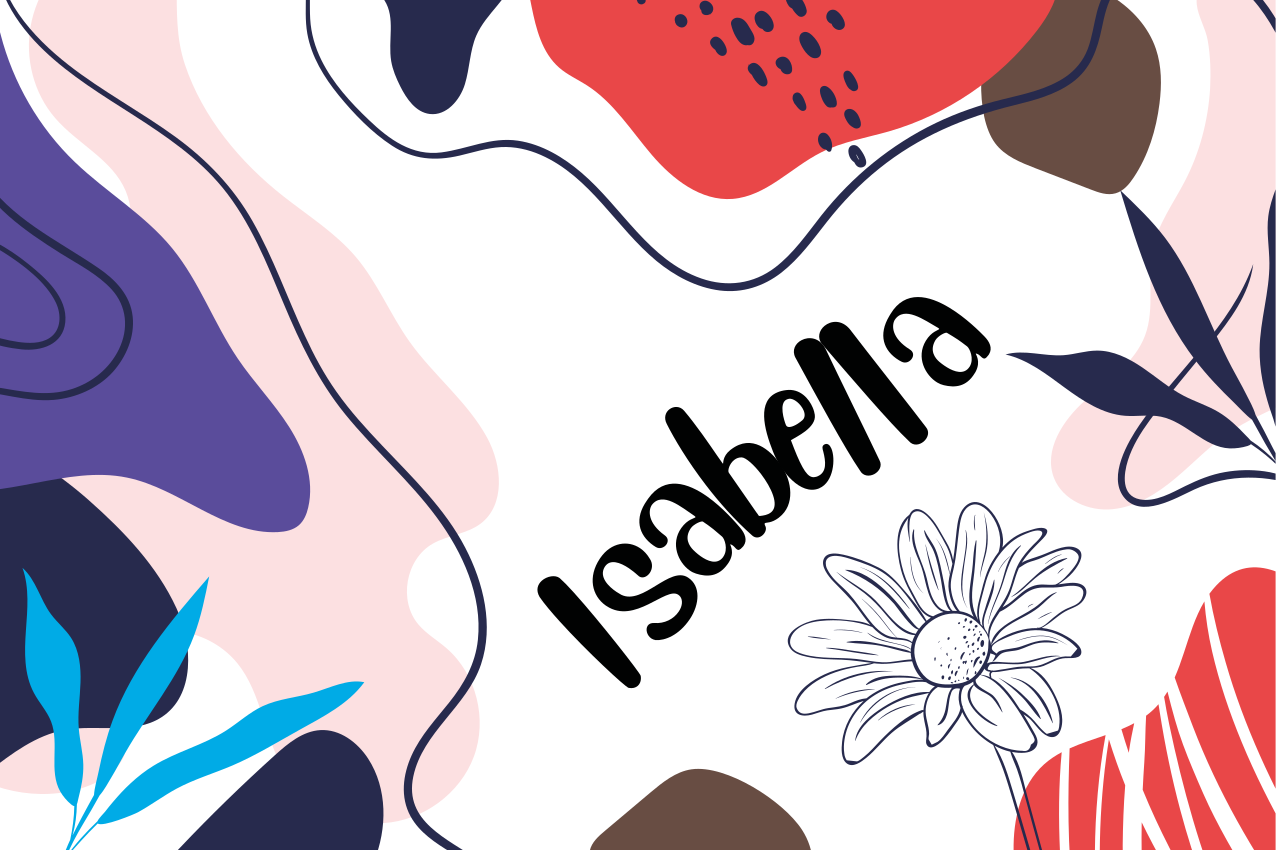 Individual mesa personalizable floral abstracto colorido - TenVinilo