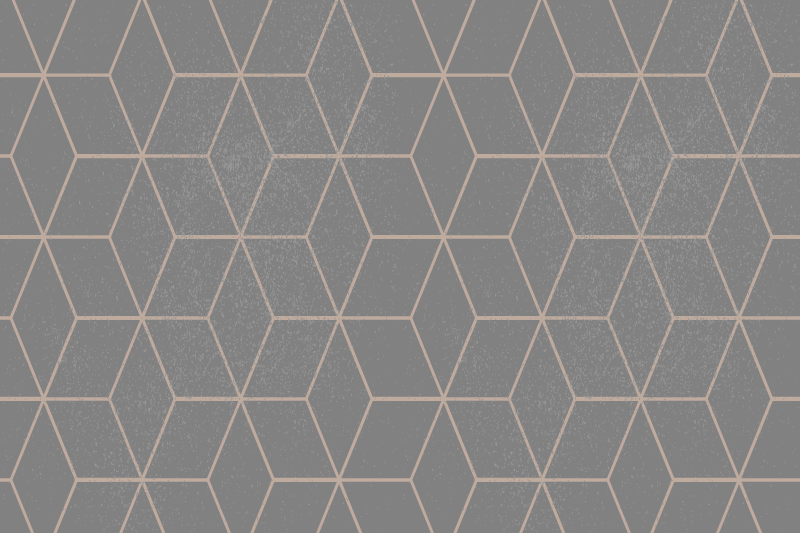 Individual de mesa patrón superficie hexagonal - TenVinilo