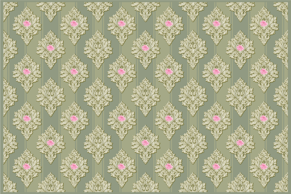 Individual mesa elegante motivo floral gracia - TenVinilo