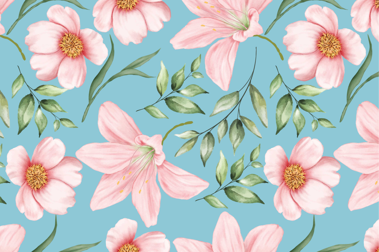 Mantel individual rectangular Decoración romántica de la vendimia - TenVinilo