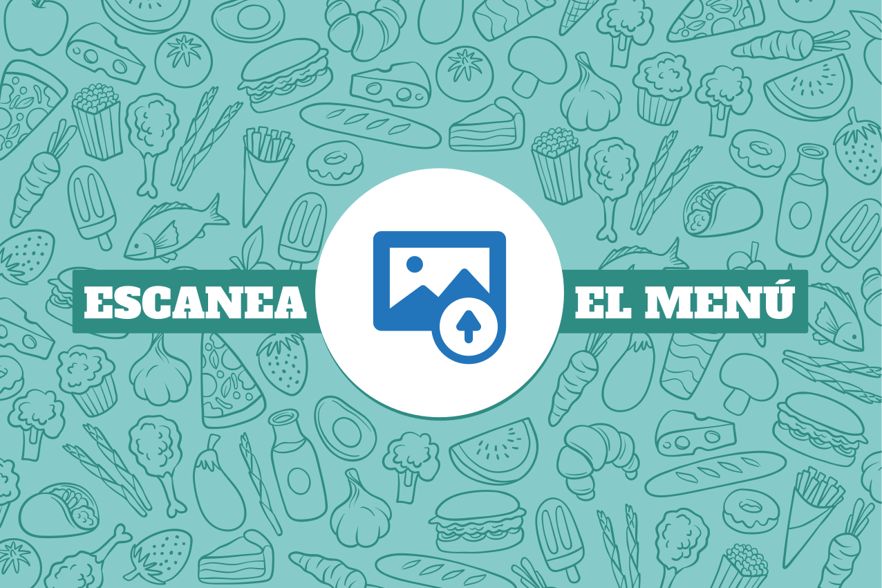 Individual mesa restaurante código QR del menú - TenVinilo