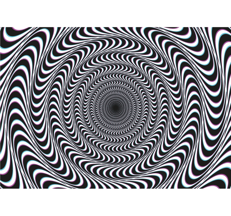 Mural de león visión hipnótica - TenVinilo