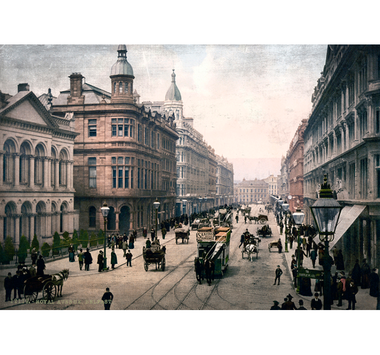 Fotomural ciudad de Belfast - TenVinilo