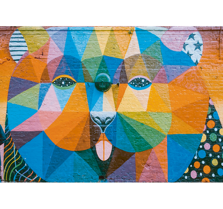 Fotomural pared tribal graffiti arte urbano - TenVinilo