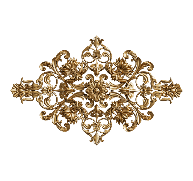 Fotomural retro Fondo elegante estilo barroco - TenVinilo